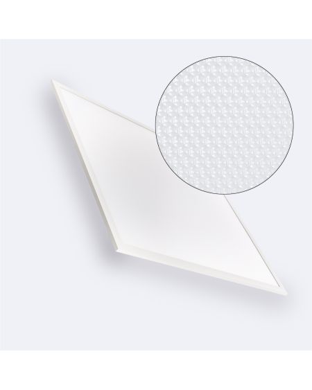 Panneau LED 60x60 cm 40W 4000lm Microprismatique (UGR17) avec Boîtier de Connections et Câble de Sécurité