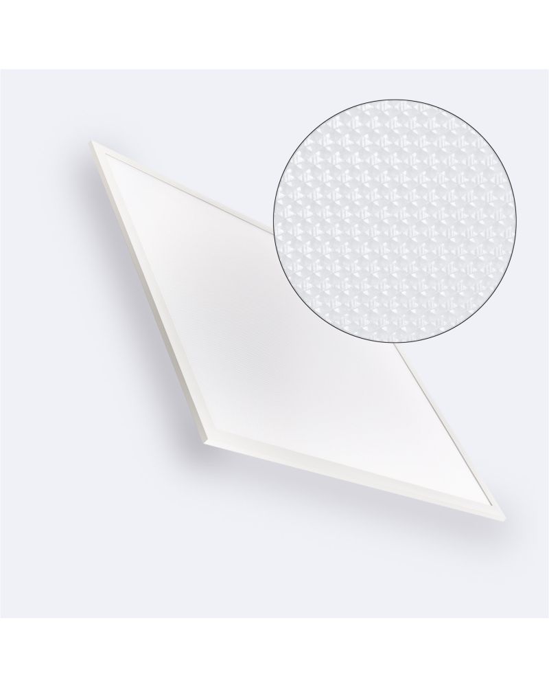 Panneau LED 60x60 cm 40W 4000lm Microprismatique (UGR17) avec Boîtier de Connections et Câble de Sécurité Panneau LED 60x60 cm 40W 4000lm Microprismatique (UGR17) avec Boîtier de Connections et Câble de Sécurité