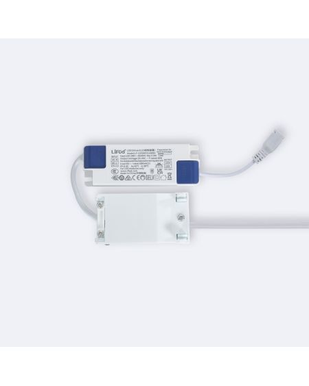 Panneau LED 60x60 cm 40W 4000lm Microprismatique (UGR17) avec Boîtier de Connections et Câble de Sécurité