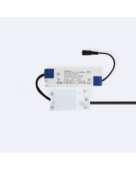 Panneau LED 120x60 cm 60W 6300lm avec boîtier de connexion rapide et câble de sécurité