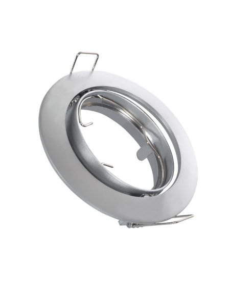 Collerette Downlight Ronde Orientable pour Ampoule GU10/GU5.3 Coupe Ø 72mm