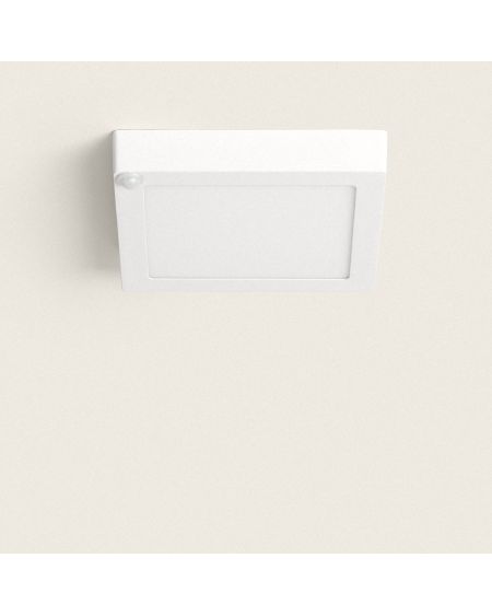 Plafonnier LED Carré avec Détecteur de Présence PIR 18W 225x225 mm