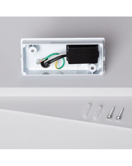 Applique Murale Extérieure Aluminium Miseno Blanche Éclairage Double Face