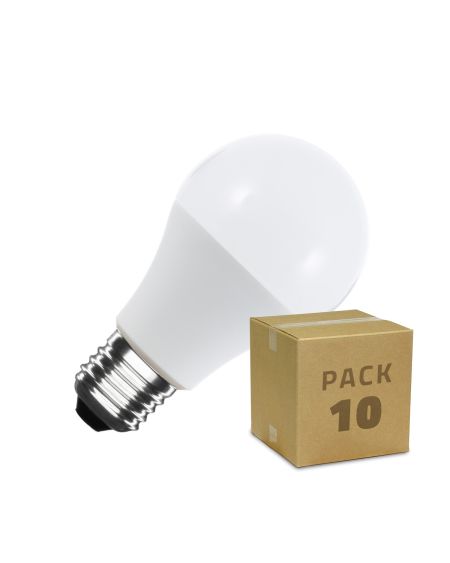 Pack 10 Ampoules LED E27 5W 510 lm A60