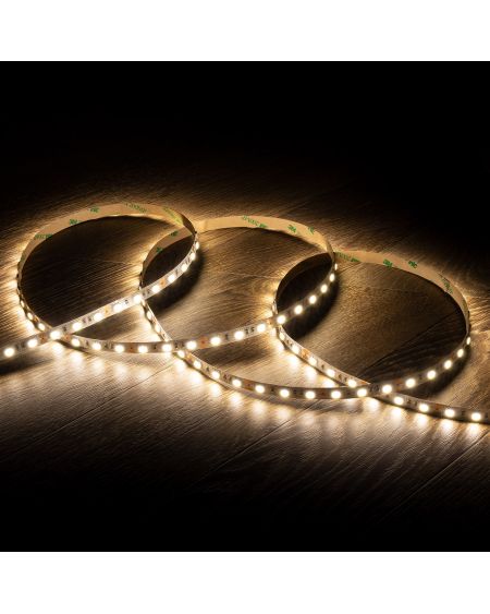 Ruban LED 12V DC 60LED/m 5m IP20 Largeur 10mm Coupe tous les 5cm