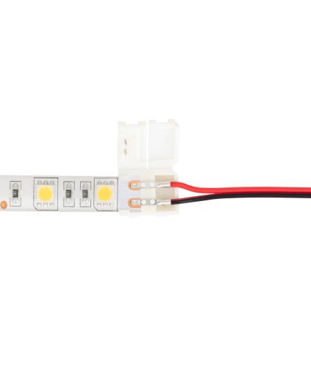 Câble Connecteur Rapide Ruban LED 12/24V DC Monochrome 10mm 2 BROCHES