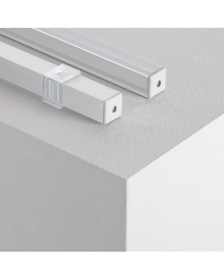 Profilé Aluminium Triangulaire d'Angle 1m pour Ruban LED jusqu'à 10mm