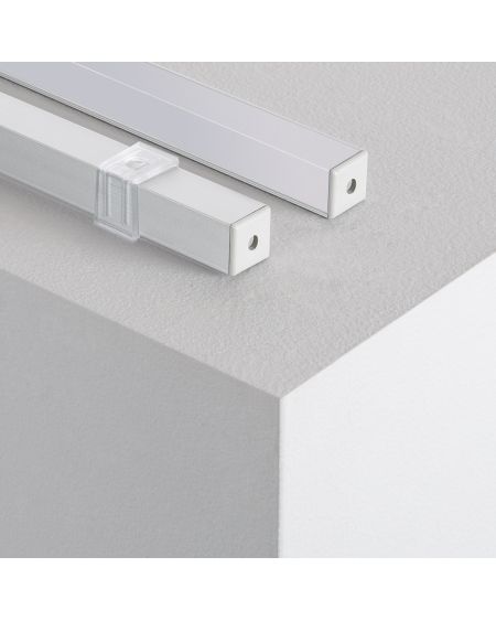 Profilé Aluminium Triangulaire d'Angle 1m pour Ruban LED jusqu'à 10mm