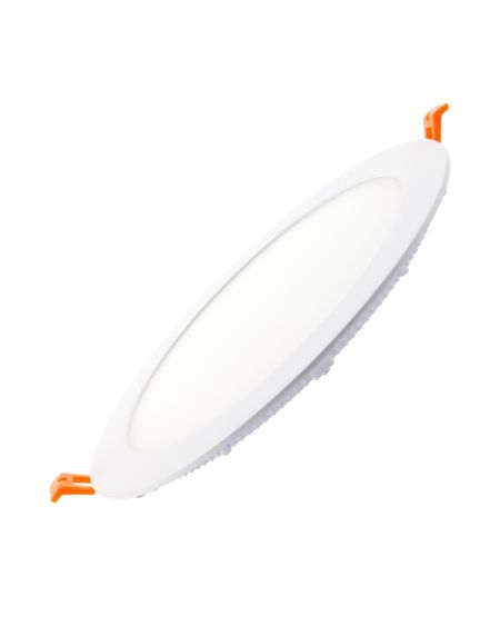 Dalle LED Ronde Extra-Plate 15W Coupe Ø 185 mm
