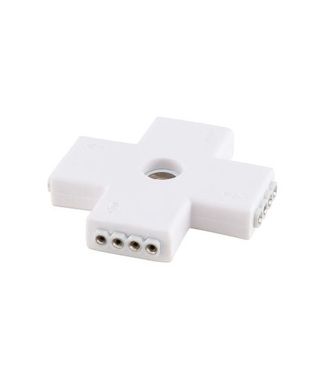 Connecteur Rapide Type 'X' Ruban LED 12/24V RGB