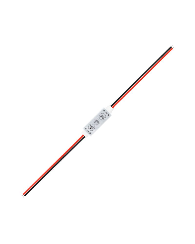 Mini Contrôleur Variateur Ruban LED 12/24V DC Monochrome