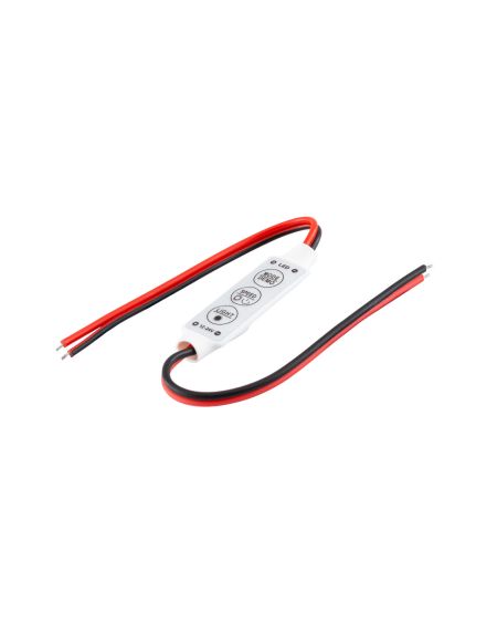 Mini Contrôleur Variateur Ruban LED 12/24V DC Monochrome