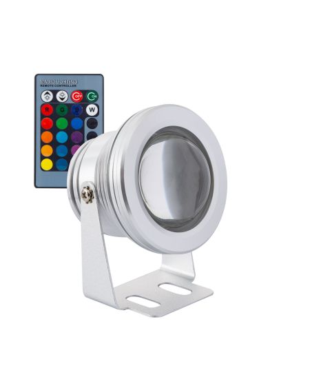 Spot LED Extérieur 7W Fixation au Sol RGB 12V DC