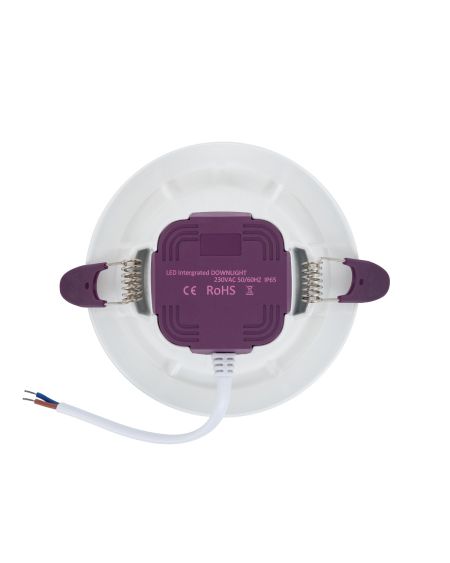 Downlight LED Rond Waterproof IP65 8W Coupe Ø 75mm