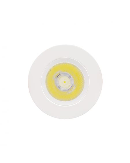 Spot LED Downlight COB Orientable Rond 9W Blanc Coupe Ø 90mm No Flicker