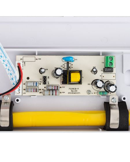 Balise de Secours LED Encastrable/En saillie 200lm Éclairage Permanent/Non Permanent coupe 246x84 mm