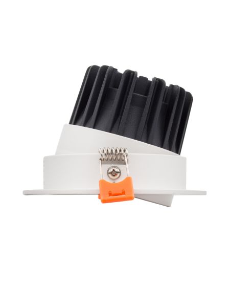 Spot LED Downlight COB Orientable Rond 15W Blanc Coupe Ø 113mm No Flicker