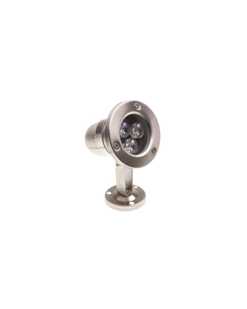 Spot LED Submersible RGB 3W en Saillie 12V DC Inox