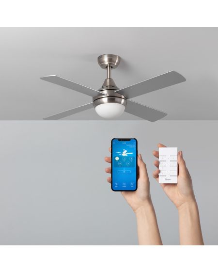 Ventilateur de Plafond Navy Niquel 110cm WiFi