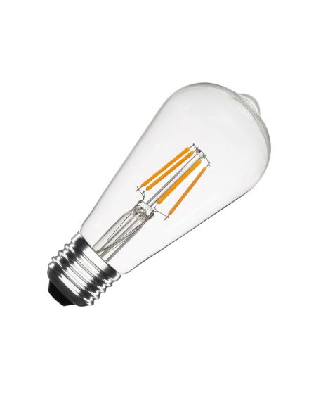 Ampoule LED Filament E27 6W 500 lm ST64 Dimmable