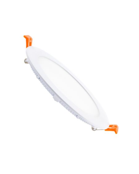 Dalle LED Ronde Extra-Plate 9W Coupe Ø 130 mm