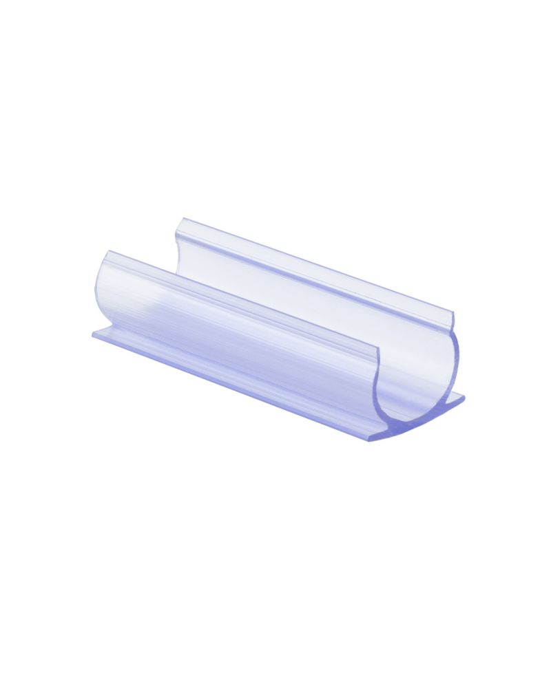 Clip de Fixation PVC pour Néon LED Flexible 360º Rond Monochrome
