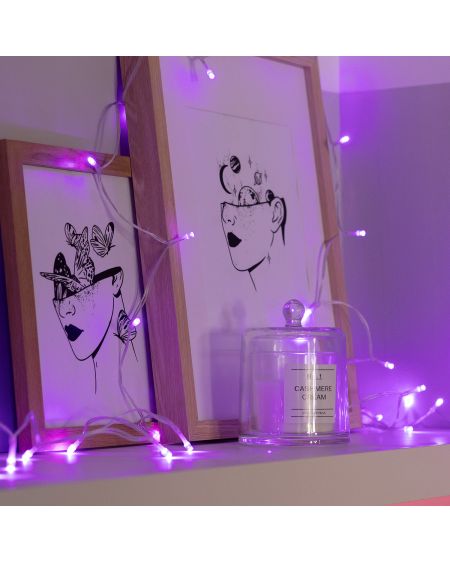 Guirlande LED Extérieure à Piles 5m