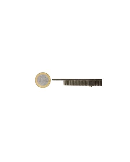 Dalle LED Ronde Extra-Plate 12W Cadre Argentée Coupe Ø 155 mm