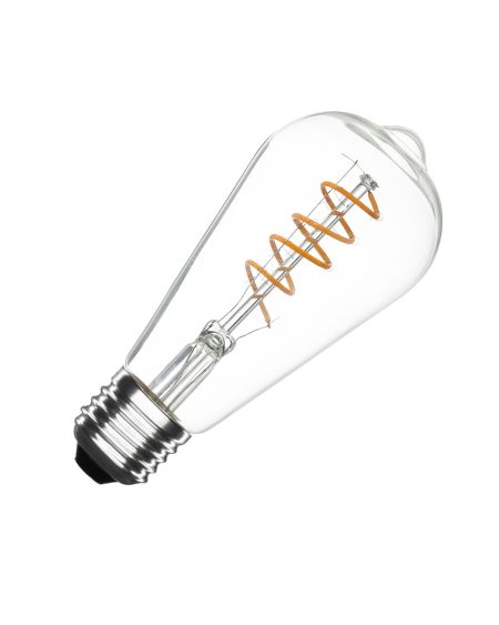 Ampoule LED Filament E27 4W 200 lm Dimmable 4W ST64 Spirale