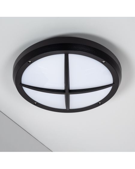 Plafonnier LED Extérieur Rond Linus IP65 13.5W Ø300 mm