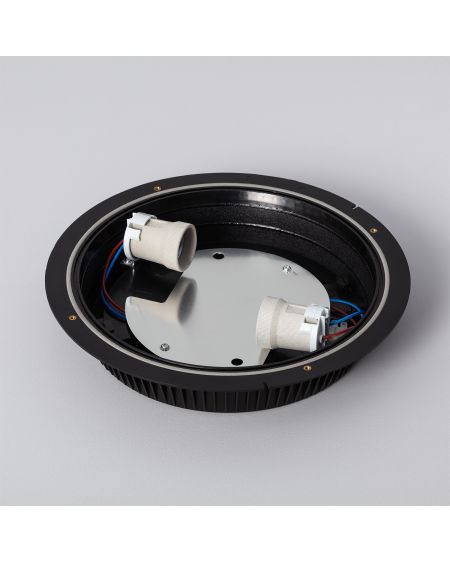 Plafonnier Extérieur Rond Curio IP65 Noir
