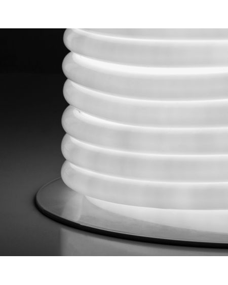 Bobine Néon LED Flexible 360º Rond Dimmable 220V AC 120LED/m IP67 Blanc Froid 50 Mètres sur Mesure Coupe Tous les 100cm
