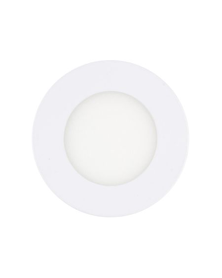 Dalle LED Ronde Extra-Plate 3W Coupe Ø 70 mm