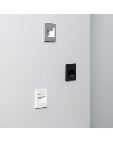 Balise LED Extérieure 1.5W Encastrable au Mur Randy Blanche
