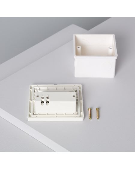 Balise LED Extérieure 1.5W Encastrable au Mur Randy Blanche