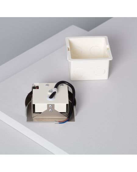 Balise Murale LED Encastrable 1.5W Larry Finition Acier
