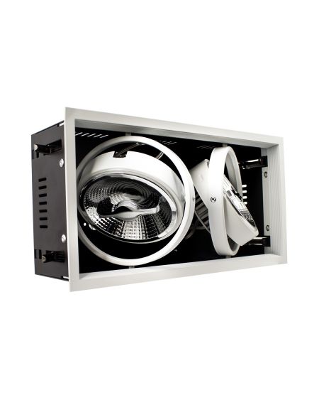 Spot LED Downlight CREE-COB Orientable AR111 30W Dimmable Coupe 315x155mm No Flicker