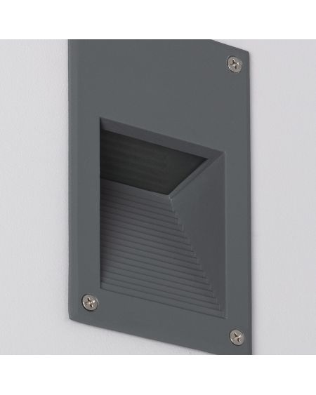 Balise LED Extérieure 3W Encastrable au Mur Cooper Grise