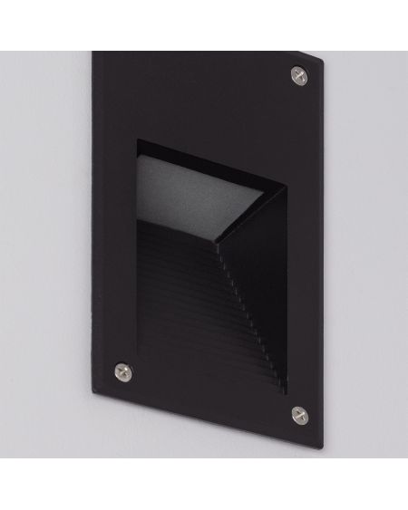 Balise LED Extérieure 3W Encastrable au Mur Cooper Noire
