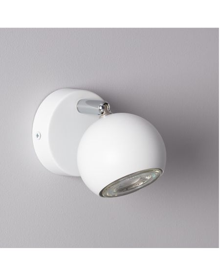 Applique Murale Orientable Aluminium Ates 1 Spot Blanc