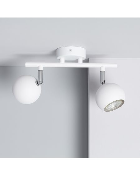 Plafonnier Orientable Aluminium Ates 2 Spots