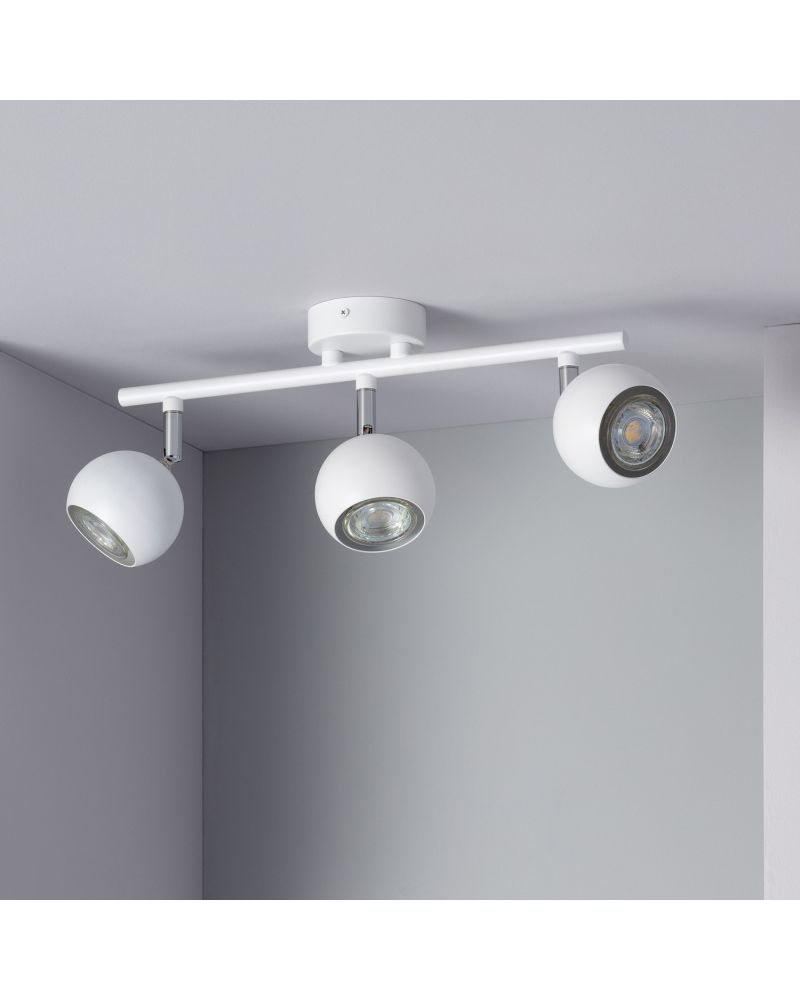 Plafonnier Orientable Aluminium Ates 3 Spots