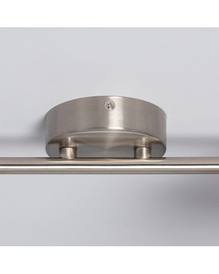 Plafonnier Orientable Aluminium Emer 2 Spots Argenté