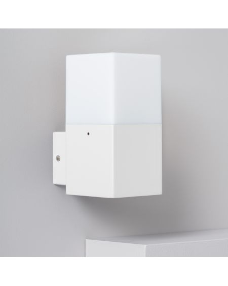Applique Murale Extérieure Aluminium Domus Blanche