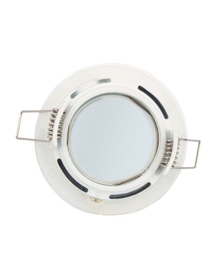 Collerette Downlight Ronde Blanche pour Ampoule LED GU10/GU5.3 Coupe Ø 65mm
