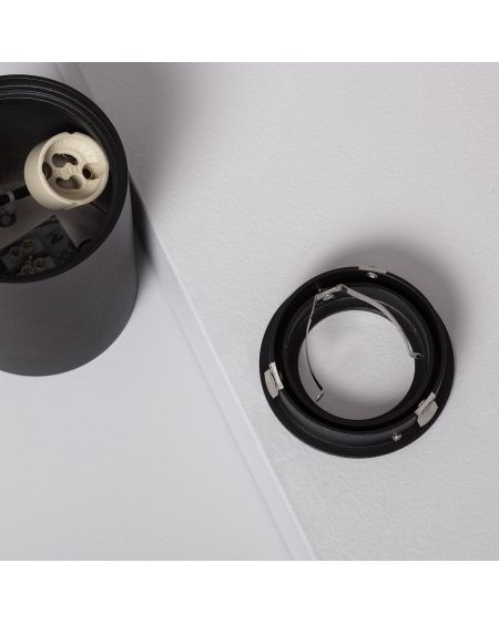 Plafonnier Aluminium Quartz Noir