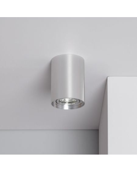 Plafonnier Aluminium Quartz Argenté