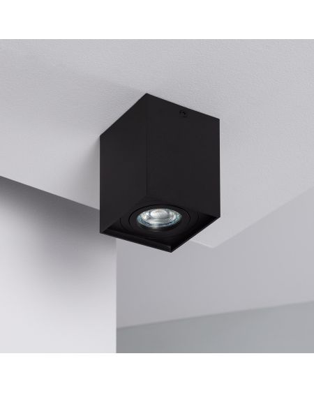Plafonnier Aluminium Jaspe Noir