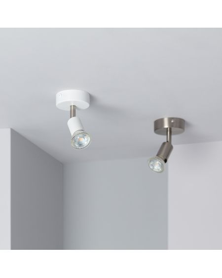Applique Orientable Aluminium Oasis 1 Spot Blanc