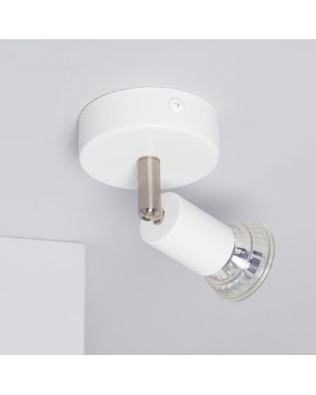 Applique Orientable Aluminium Oasis 1 Spot Blanc